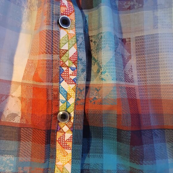 Robert Graham Sint Maarten Men's  Long Sleeve  Button Down SZ L EUC - Picture 9 of 11